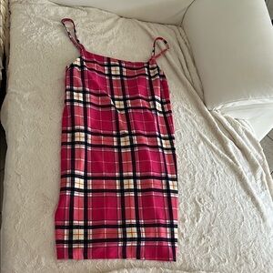 Plaid Pink Dress